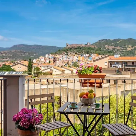 Terrace With Castle View * Bosa